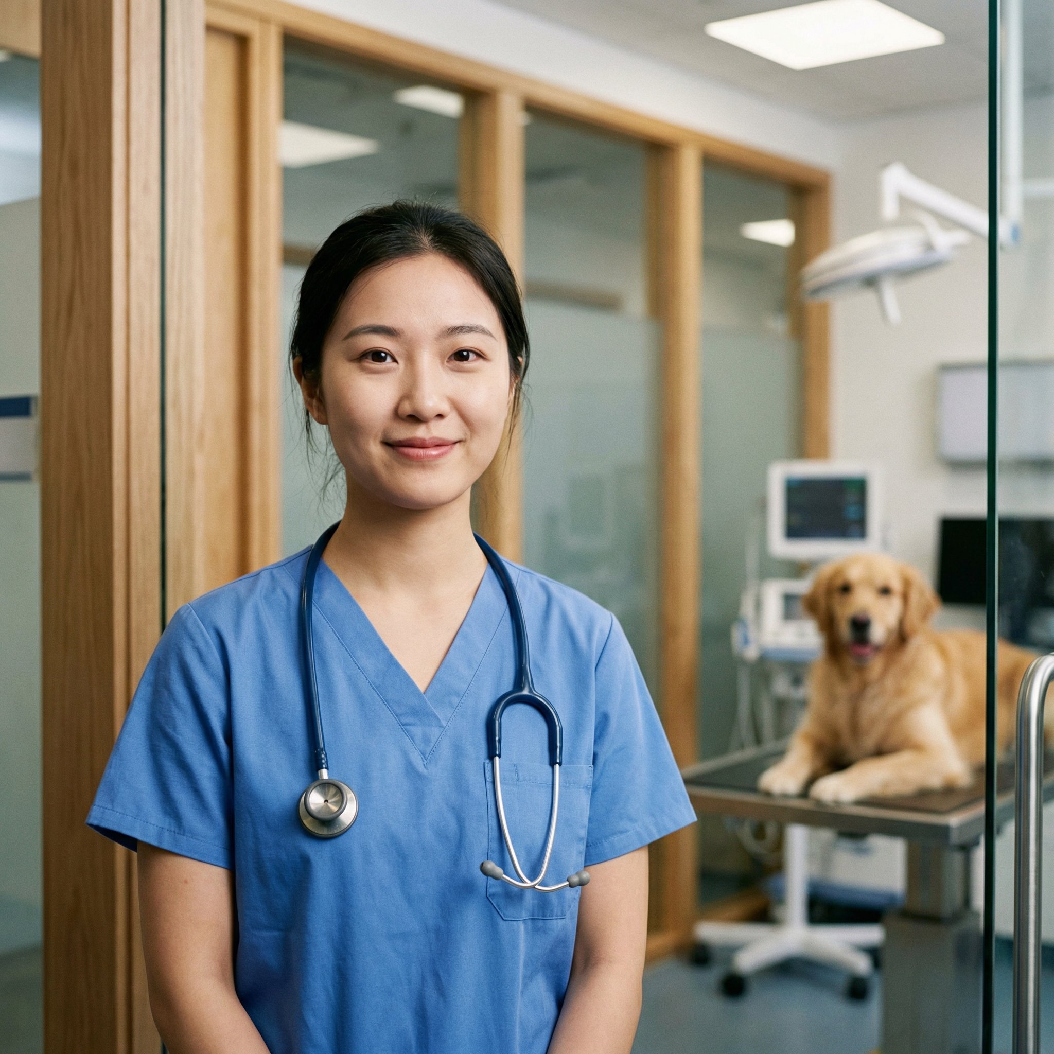 情侣自拍动物医疗顾问